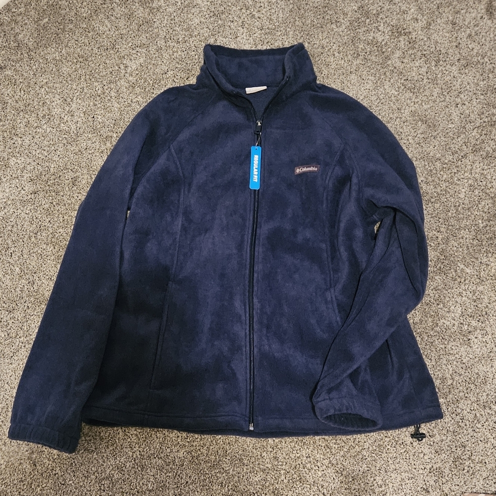 Nwt Colombia Benton Springs NAVY Fleece Jacket Women XXL